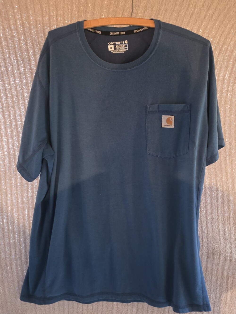 Carhartt Men’s Teal Blue Pocket Short-Sleeve Tee